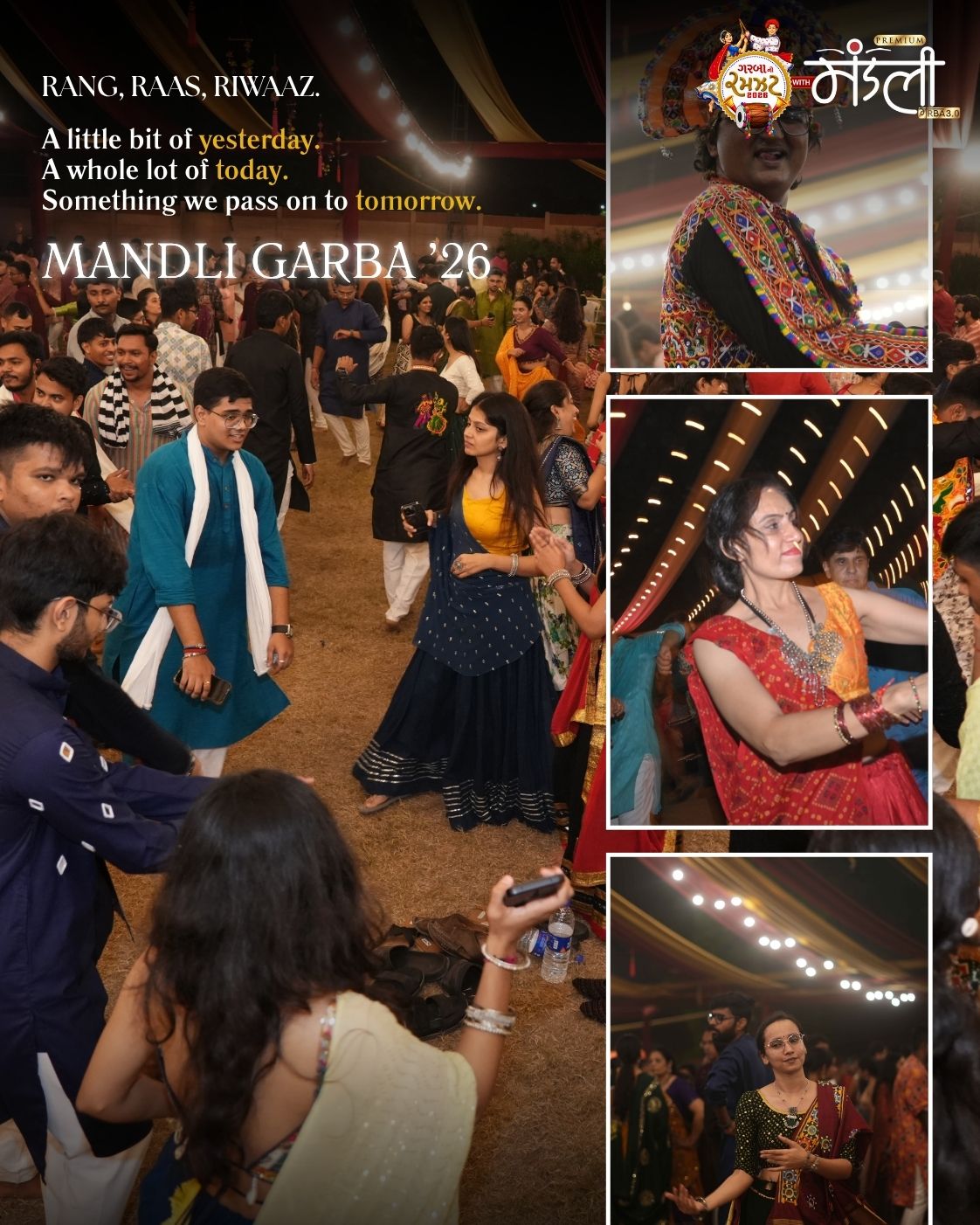 Mandli Garba ’26 — the crowd filling the ground on opening night